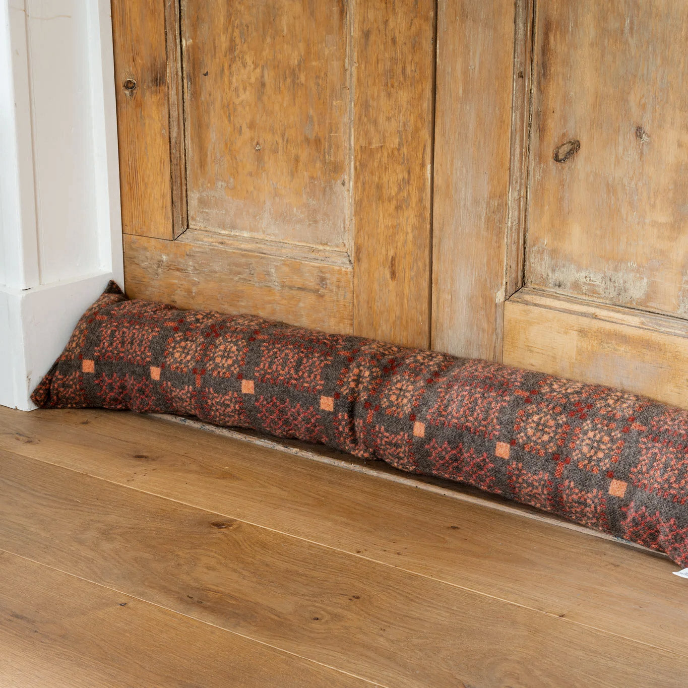 Welsh Knot Garden Draught Excluder - 100% Wool
