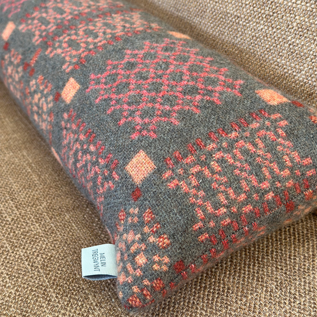 Welsh Knot Garden Draught Excluder - 100% Wool