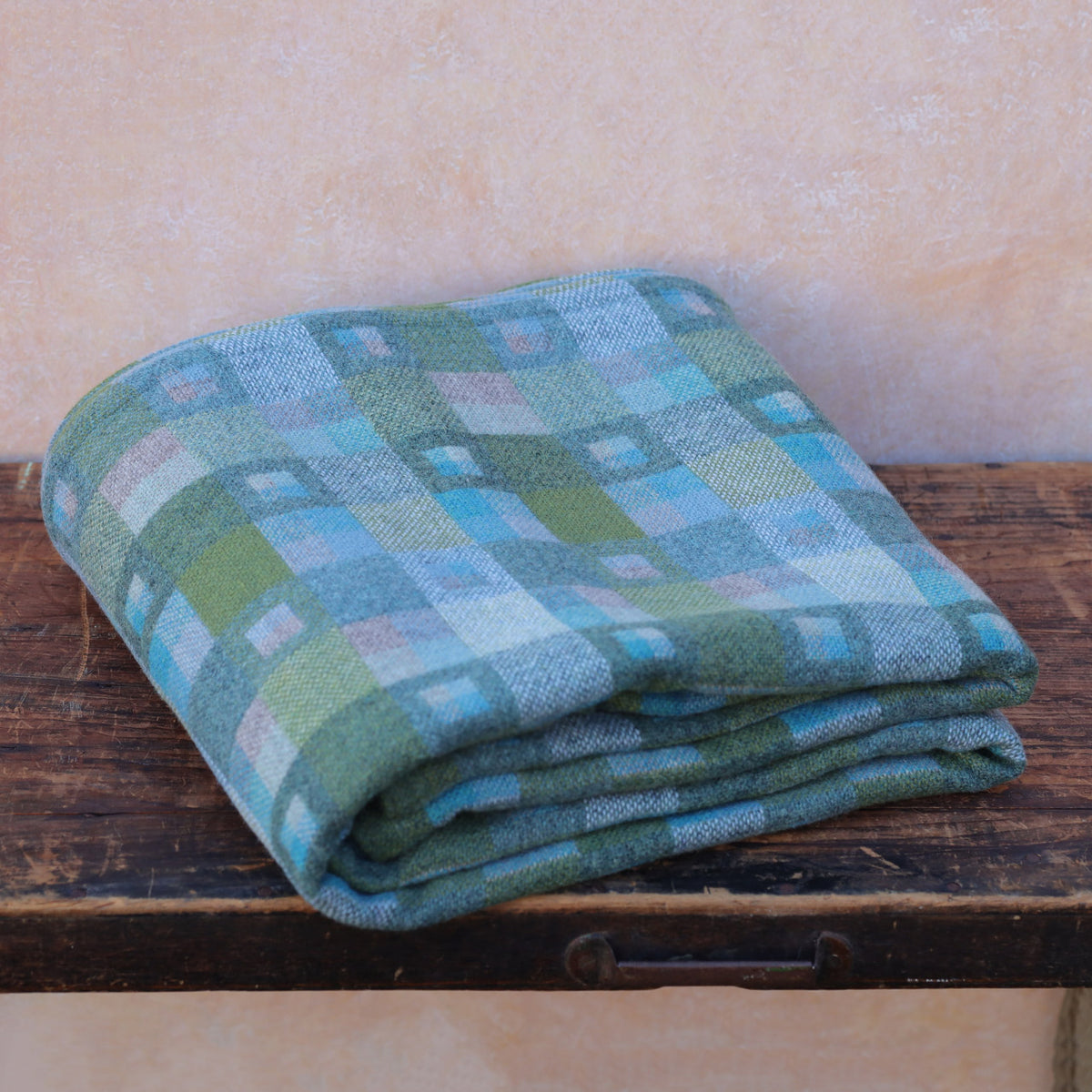 Welsh Arluniaeth Throw - 100% Lambswool - Traethlin (200x120cm)