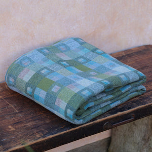 Welsh Arluniaeth Throw - 100% Lambswool - Traethlin (200x120cm)