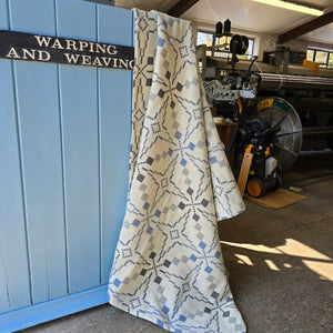 Welsh Vintage Star Throw - 100% Lambswool - Clay (200x120cm) *Coming soon