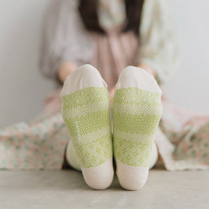 Memeri Cotton/Linen Jacquard Socks (Adults)