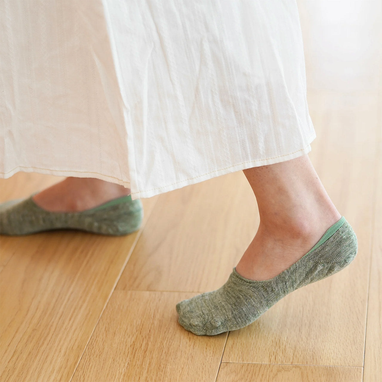 Memeri No Show Liner Socks - Linen (Adults)