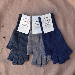 Memeri 100% Merino Wool Fingertip-less Gloves