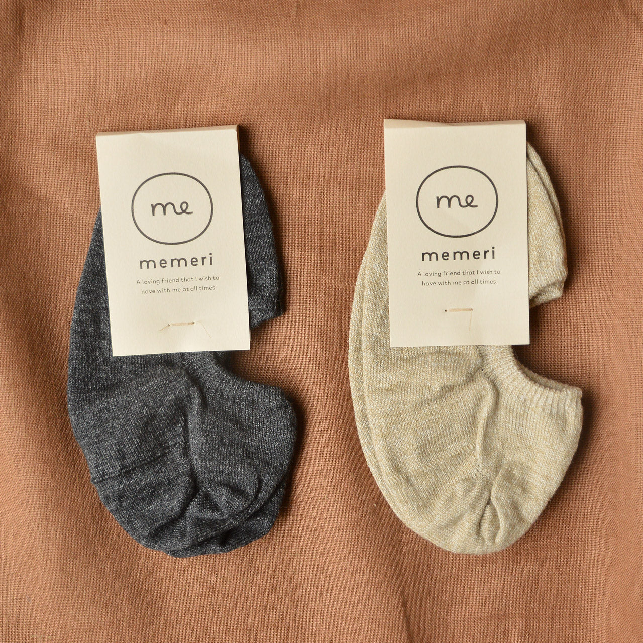 Memeri No Show Liner Socks - Cotton/Ramie (Adults)
