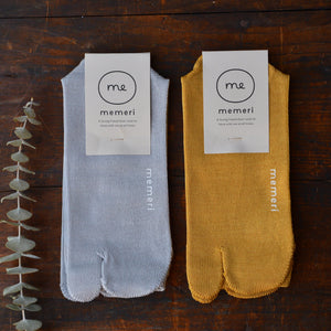 Memeri Tabi Socks -  Giza Cotton (Adults) *Returning Spring