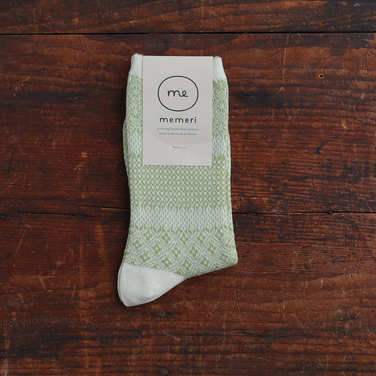Memeri Cotton/Linen Jacquard Socks (Adults)