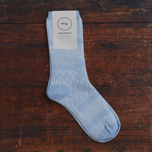 Memeri Cotton/Linen Jacquard Socks (Adults)