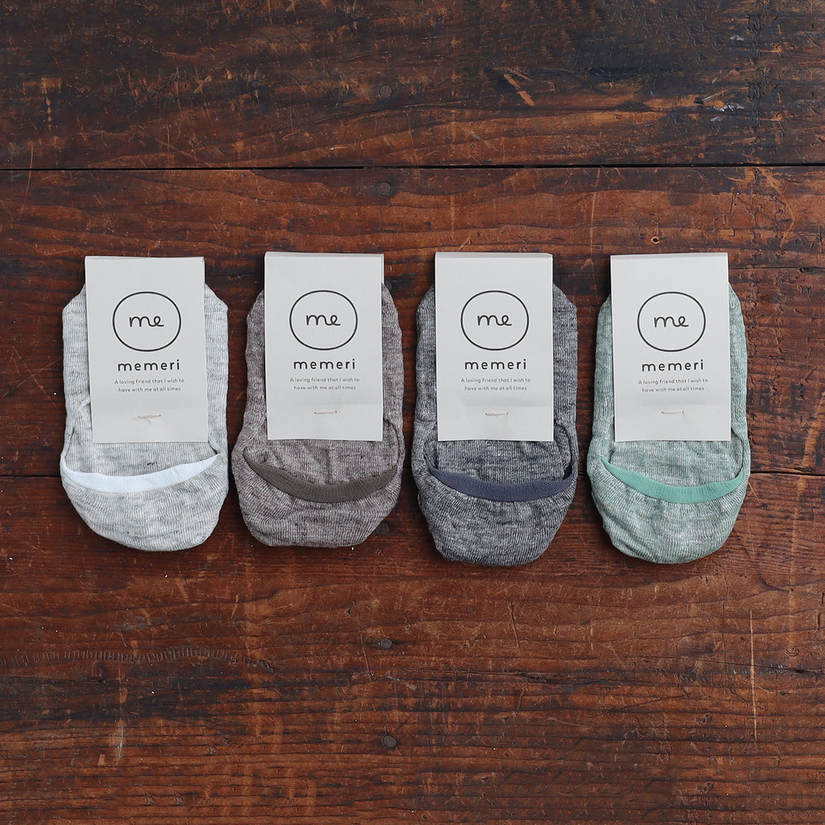Memeri No Show Liner Socks - Linen (Adults)