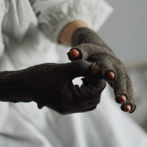 Memeri Merino Wool Fingertip-less Gloves *Returning 2024