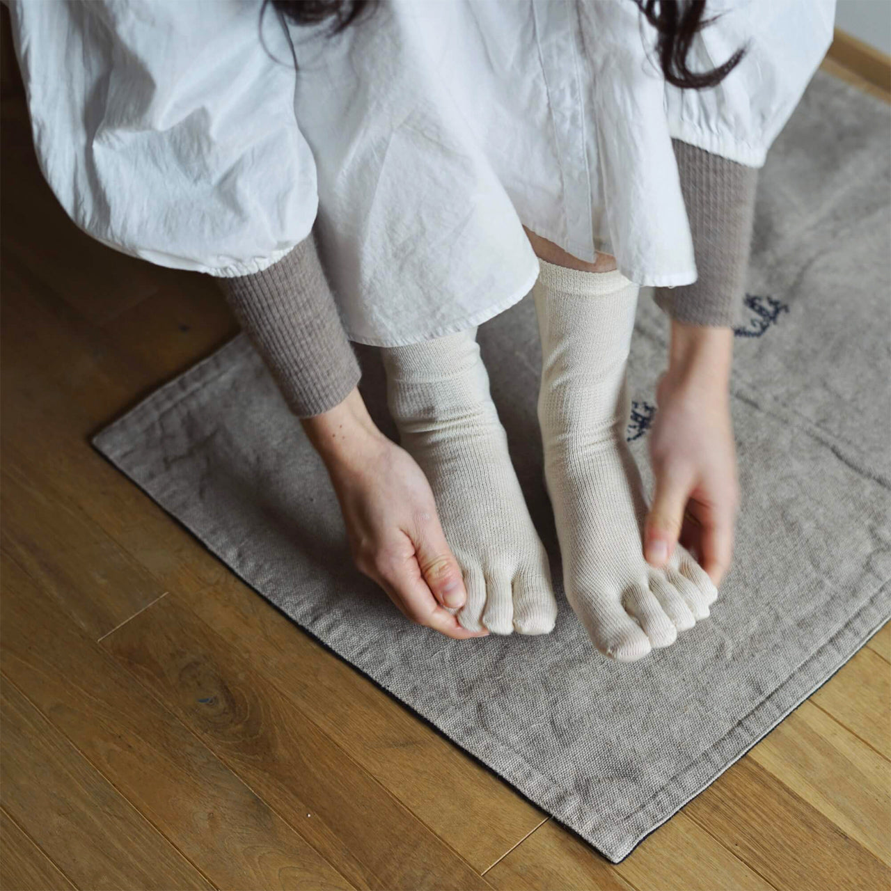 Memeri Toe Socks - Wool/Silk (Adults)