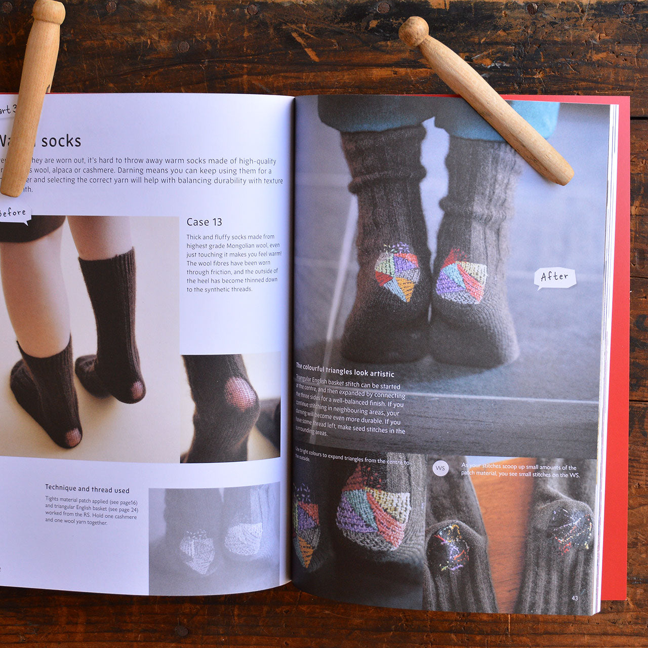 "Darning Socks: Innovative Repair Techniques" by Hikaru Noguchi