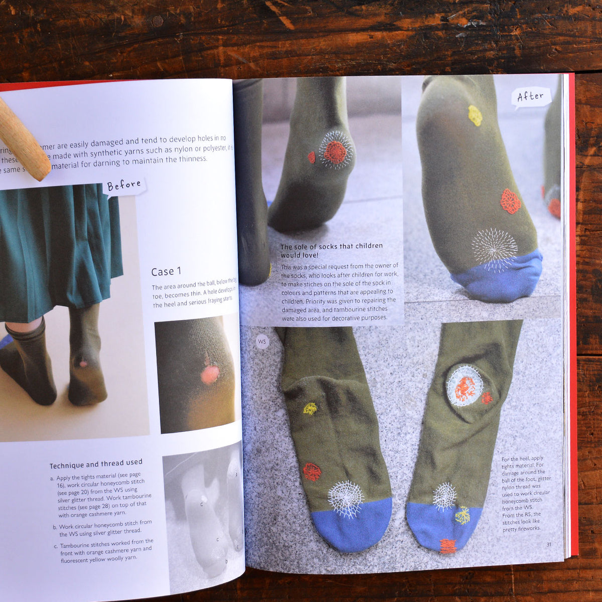 "Darning Socks: Innovative Repair Techniques" by Hikaru Noguchi