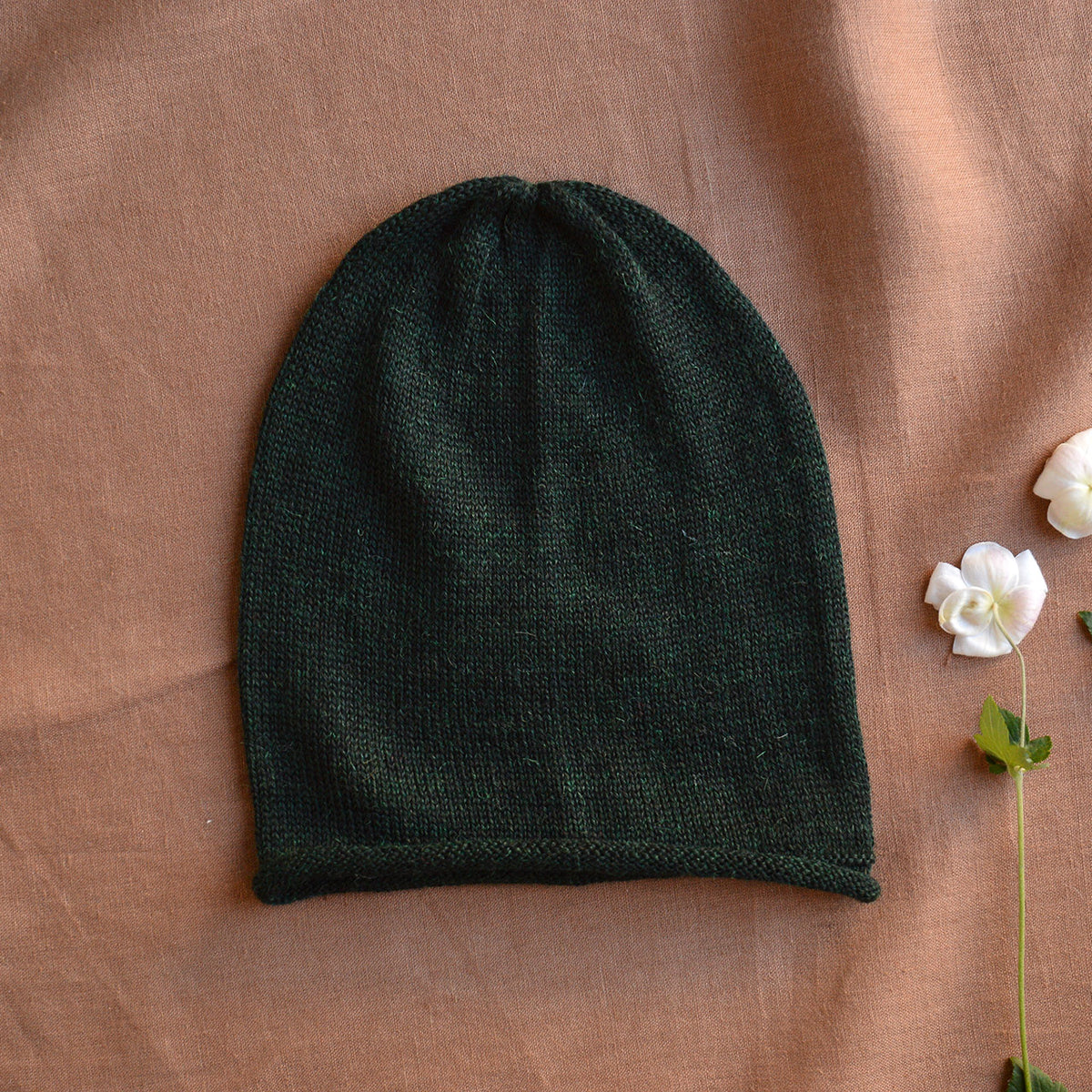 Adults Jersey Beanie - 100% Alpaca