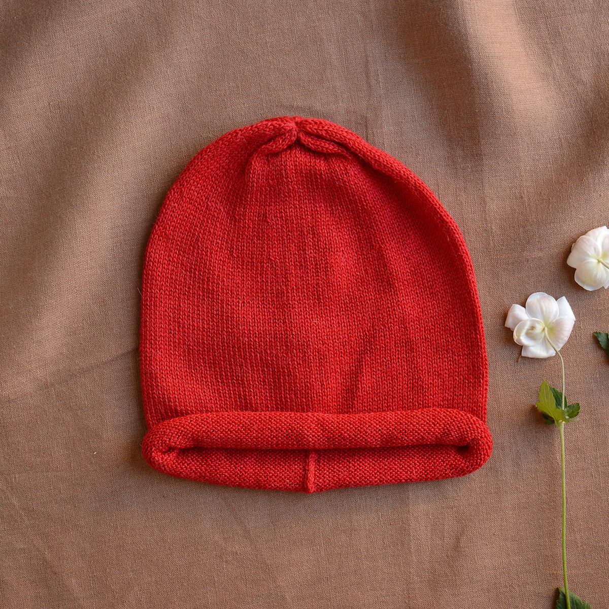 Adults Jersey Beanie - 100% Alpaca