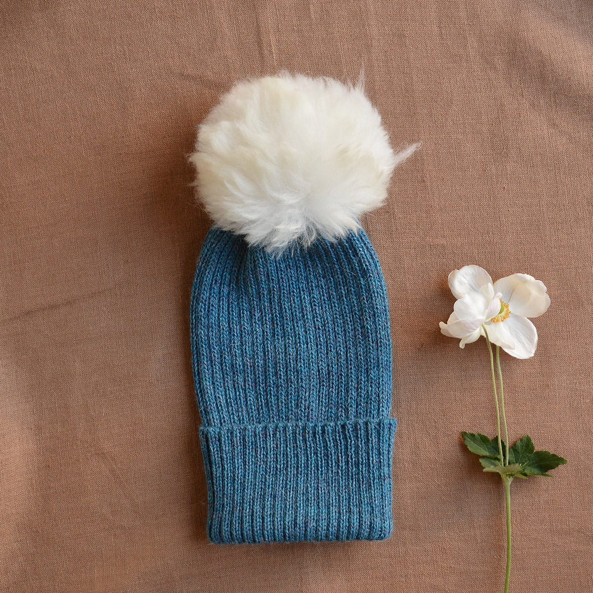 Pom-Pom Beanie - Baby Alpaca (Child-Adult)
