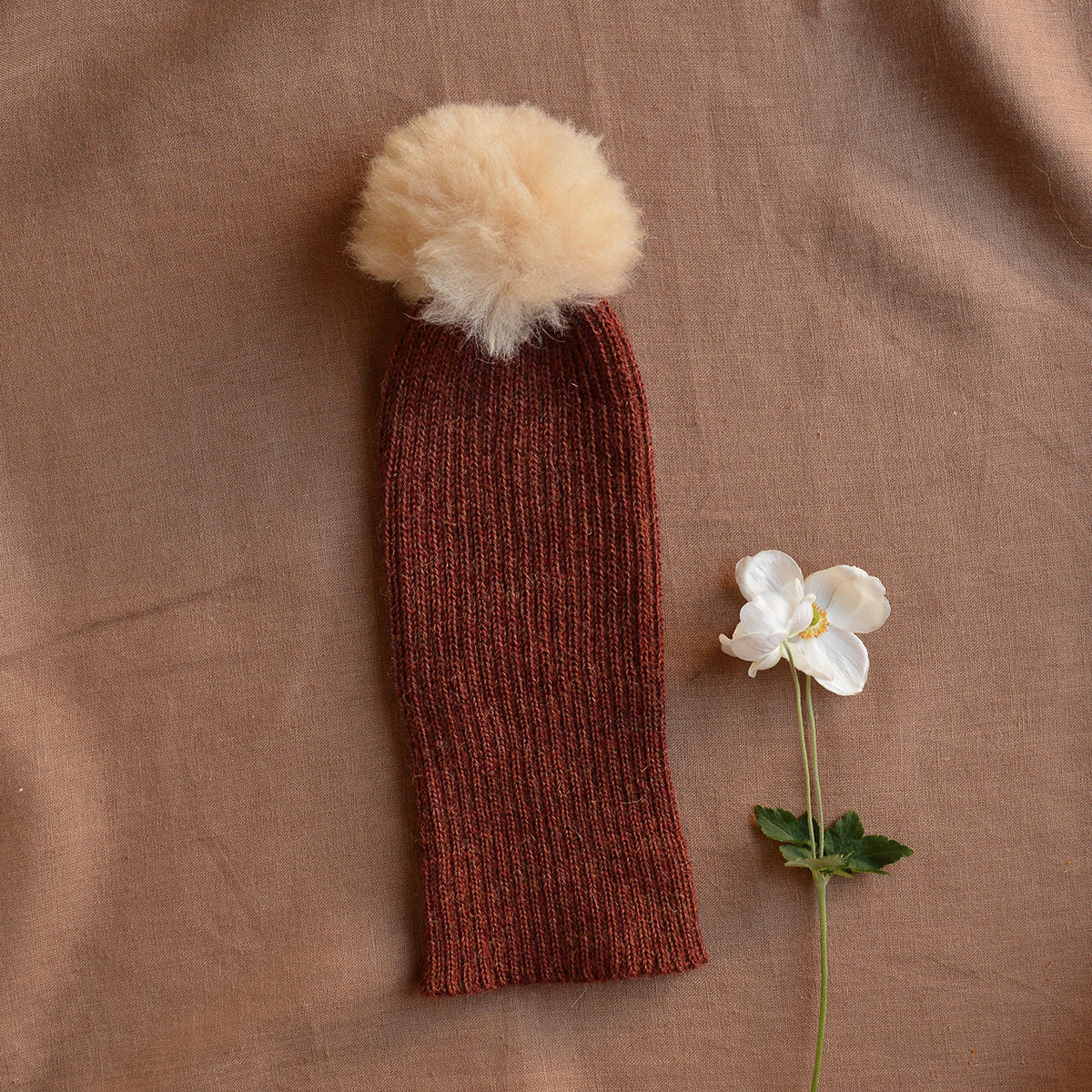 Pom-Pom Beanie - Baby Alpaca (Child-Adult)