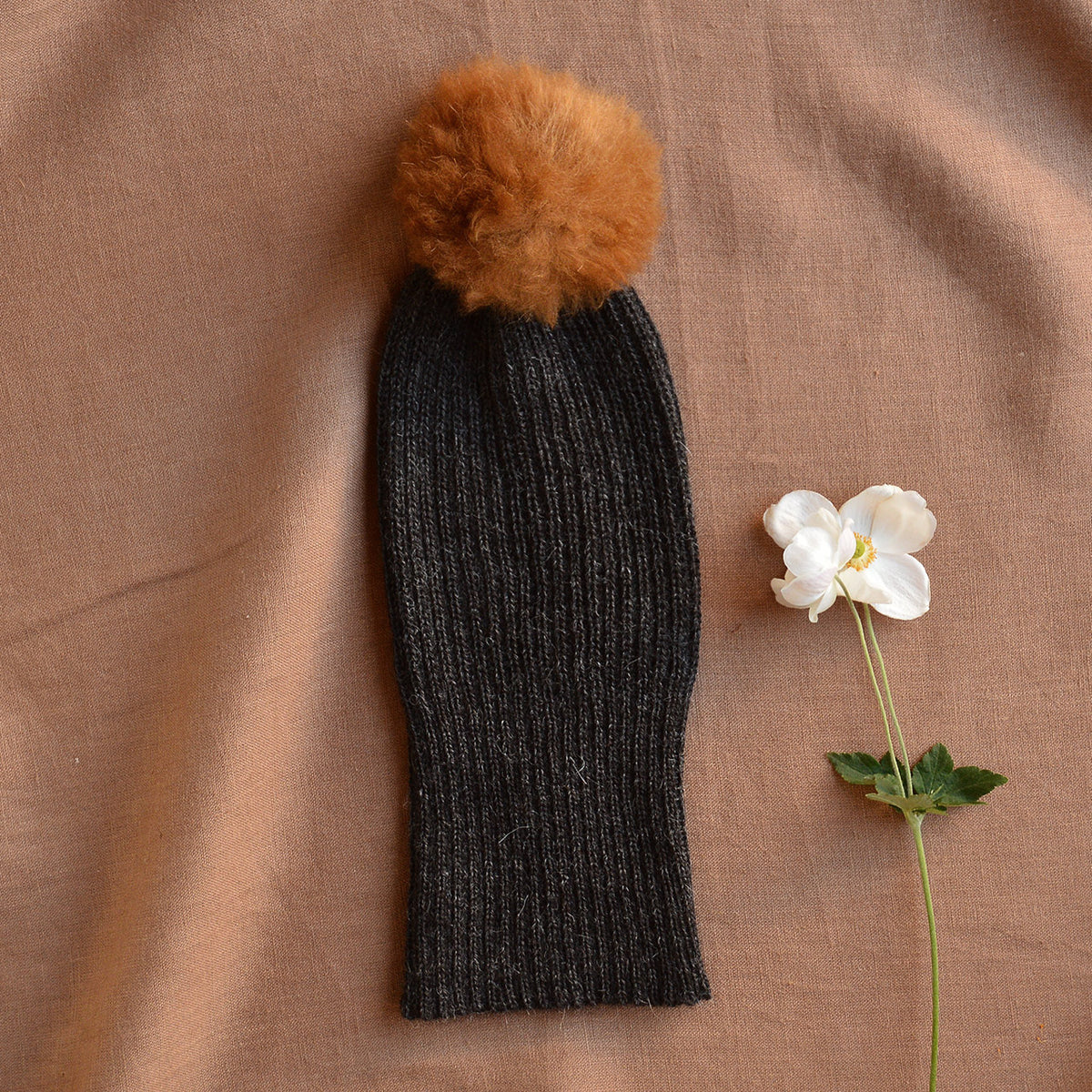 Pom-Pom Beanie - Baby Alpaca (Child-Adult)