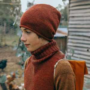 Adults Jersey Beanie - 100% Alpaca