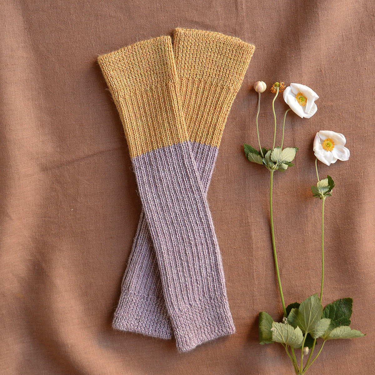 Ribbed Legwarmers - 100% Baby Alpaca (Youth-Adult)