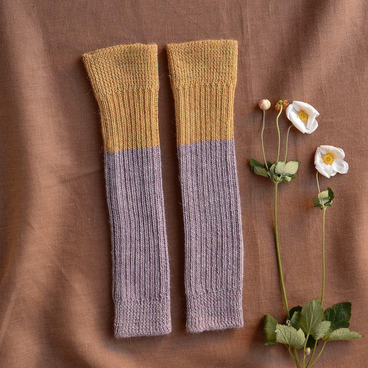 Ribbed Legwarmers - 100% Baby Alpaca (Youth-Adult)