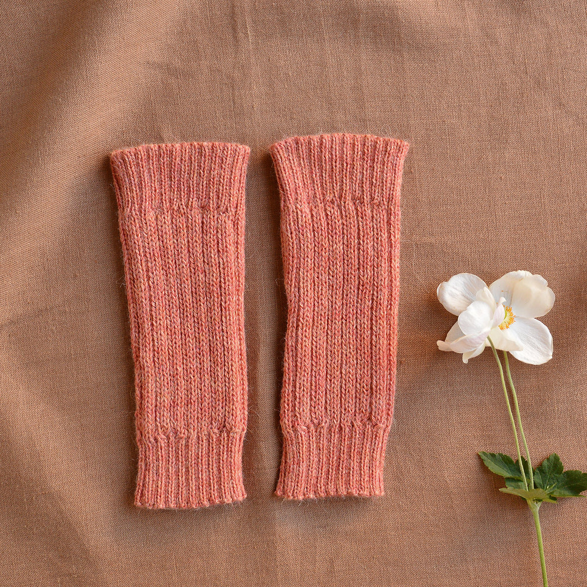 Fingerless Mits - Alpaca Rib (Adults)