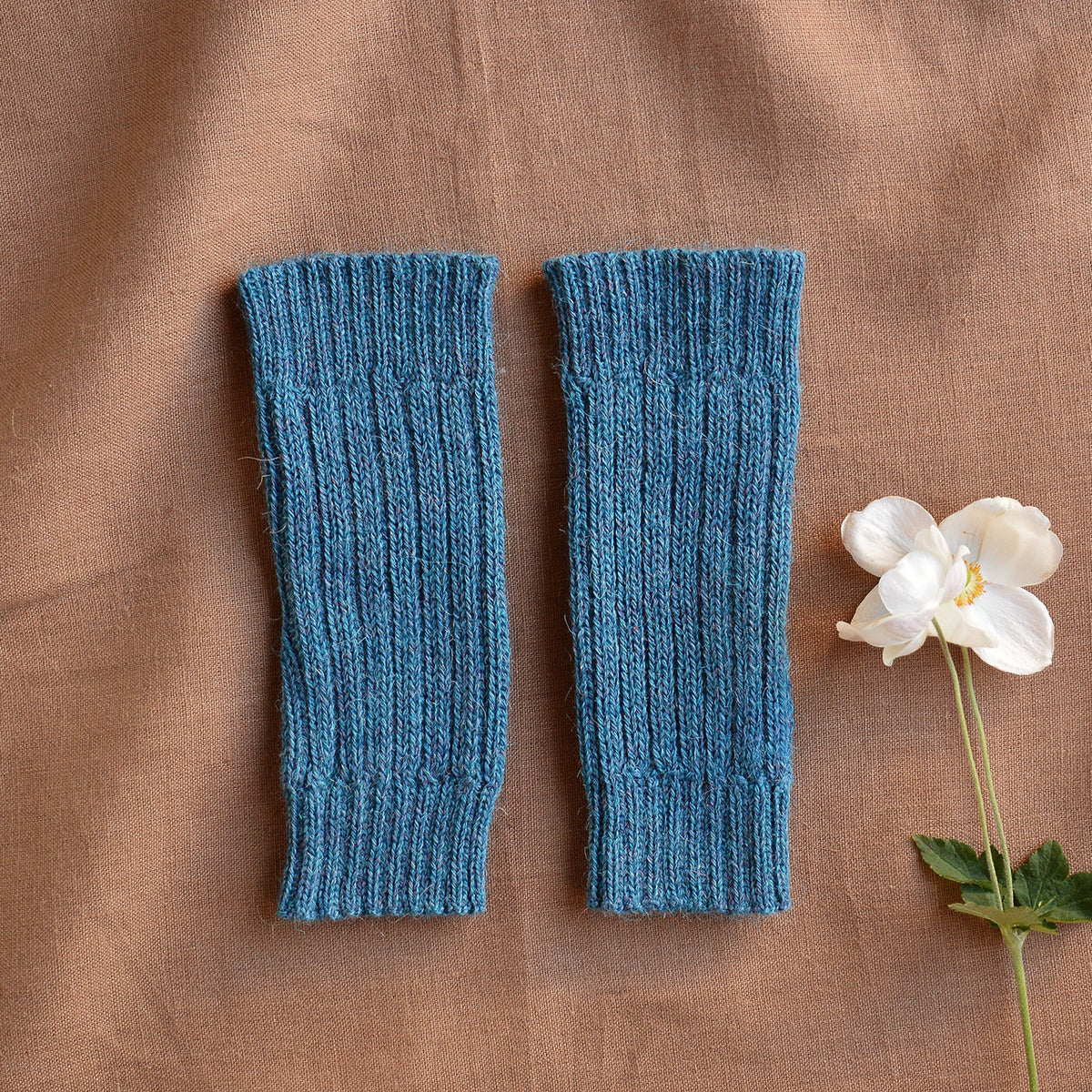 Fingerless Mits - Alpaca Rib (Adults)