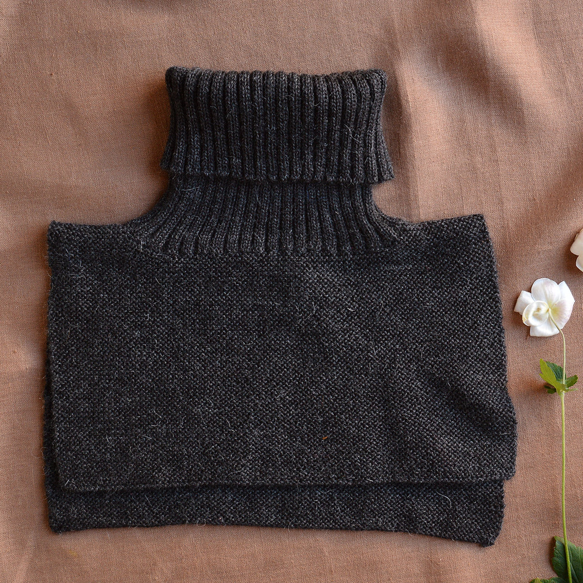 Turtle Neck & Chest Warmer - 100% Baby Alpaca (Adults)