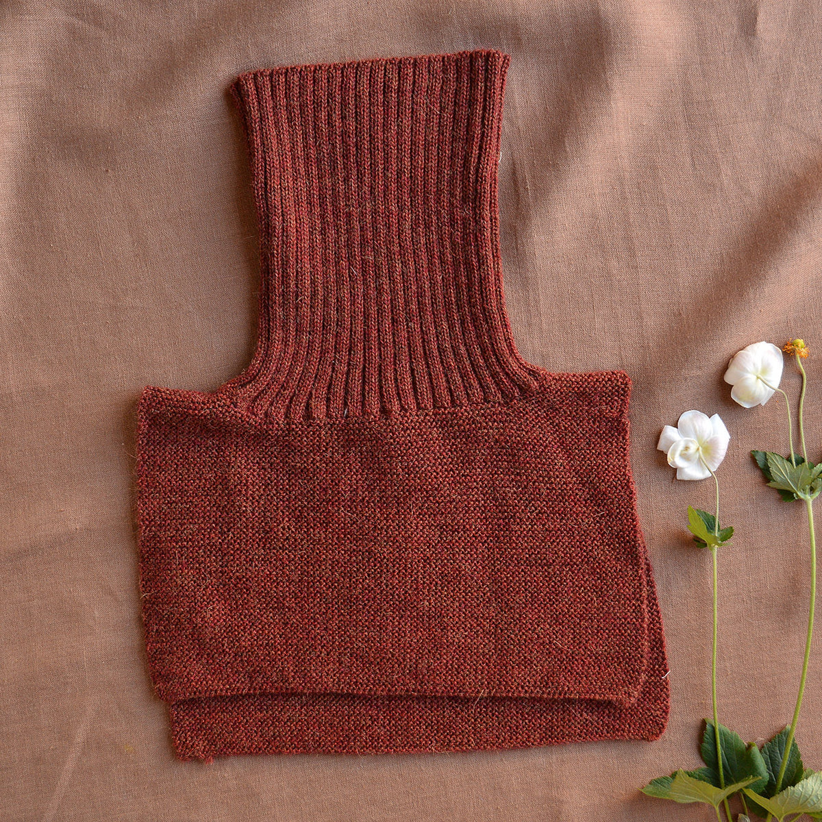 Turtle Neck & Chest Warmer - 100% Baby Alpaca (Adults)
