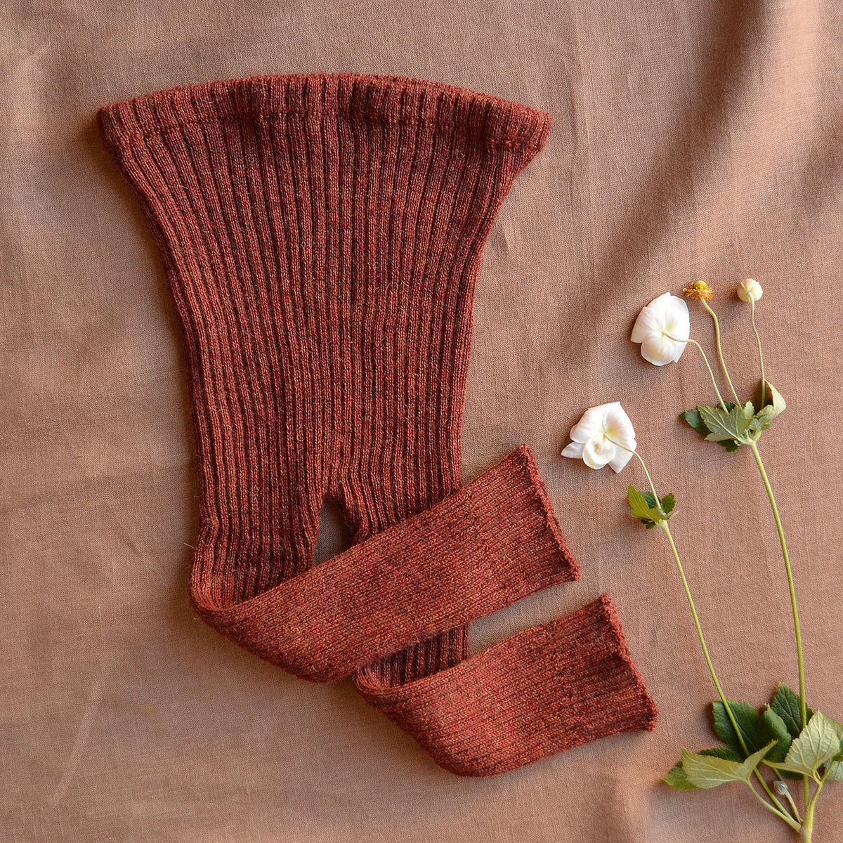 Rib Knit Leggings - 100% Baby Alpaca (12m-3y)