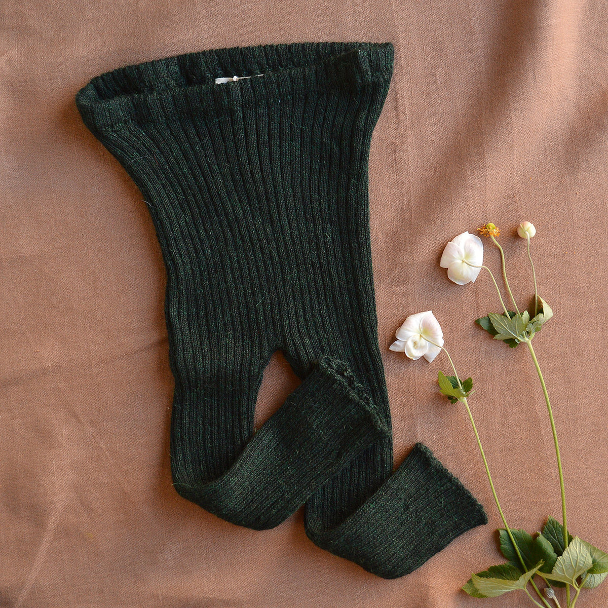 Rib Knit Leggings - 100% Baby Alpaca (12m-3y)
