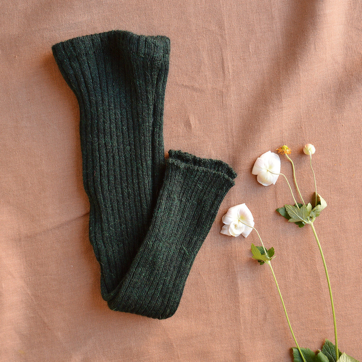 Rib Knit Leggings - 100% Baby Alpaca (12m-3y)