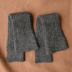 Ribbed Legwarmers in baby alpaca (Youth-Adult)