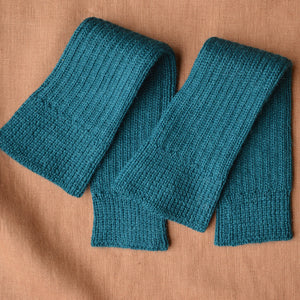 Ribbed Legwarmers in baby alpaca (Youth-Adult)