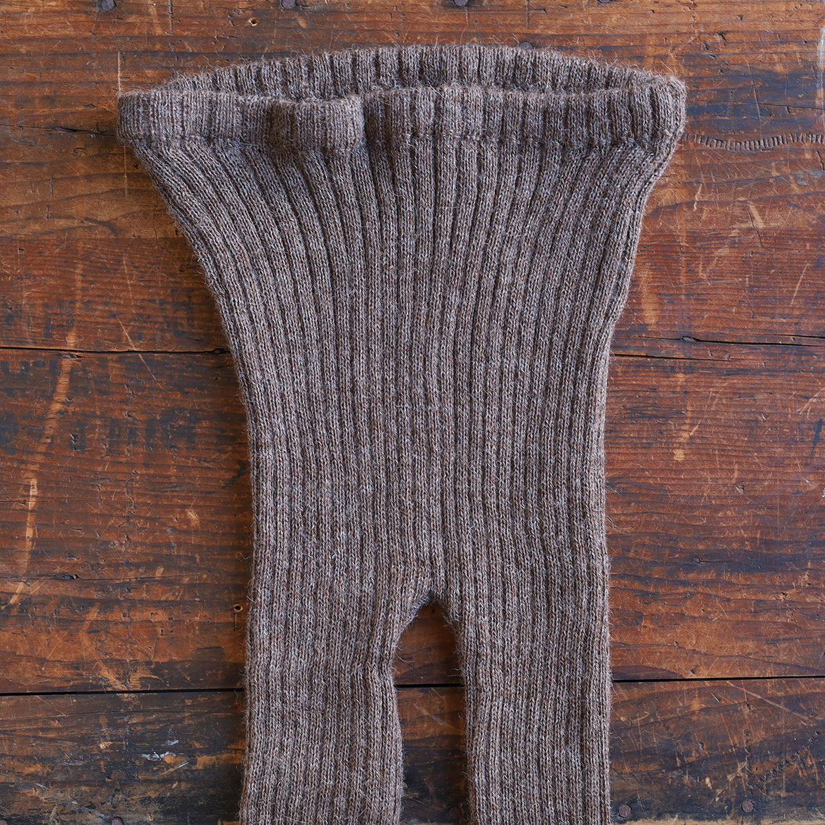 Rib Knit Leggings - 100% Baby Alpaca (12m-3y)
