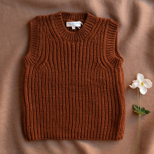 Mathias Vest - 100% Chunky Highland Wool (4-7y)