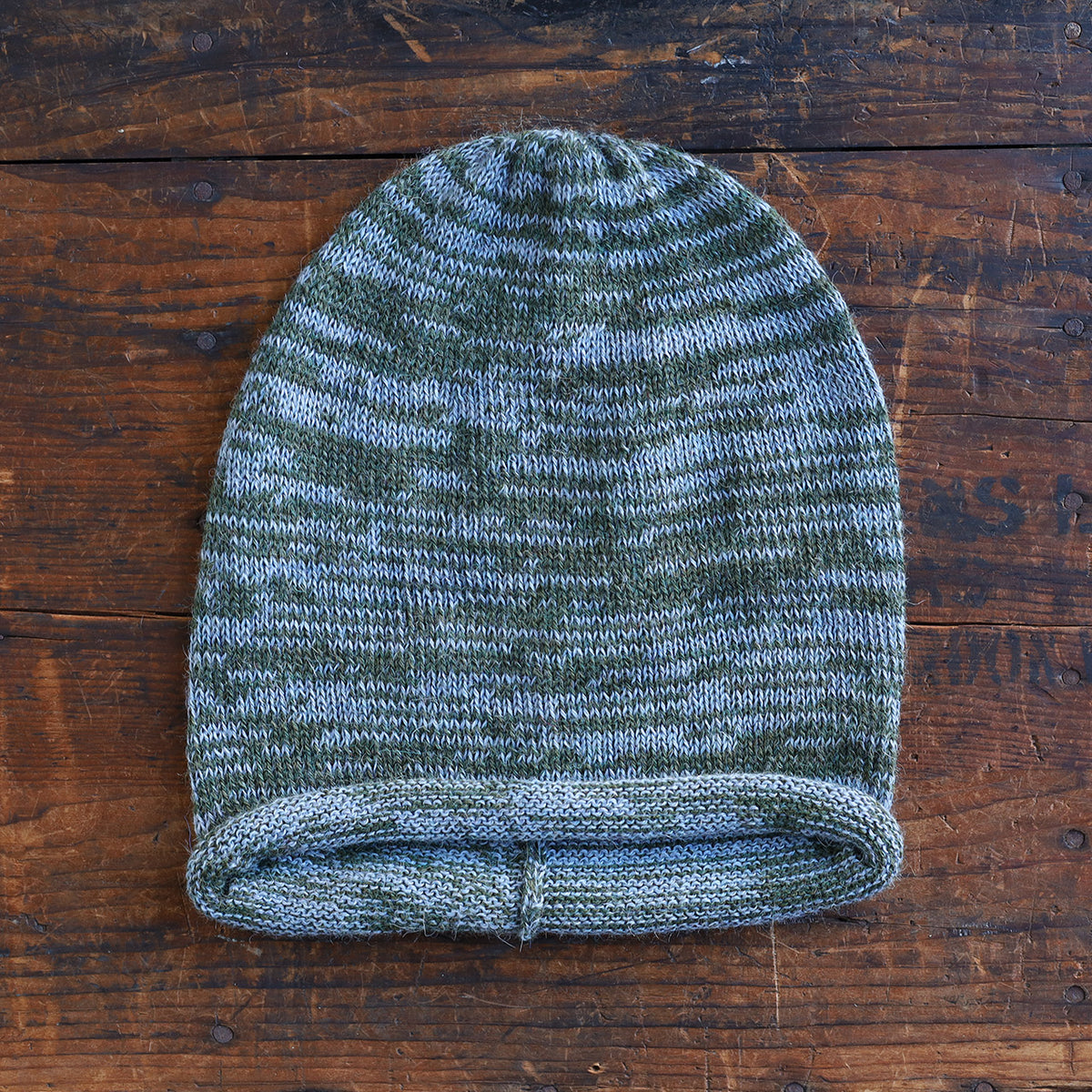 Jersey Beanie - 100% Baby Alpaca - Two Tone (Adults)