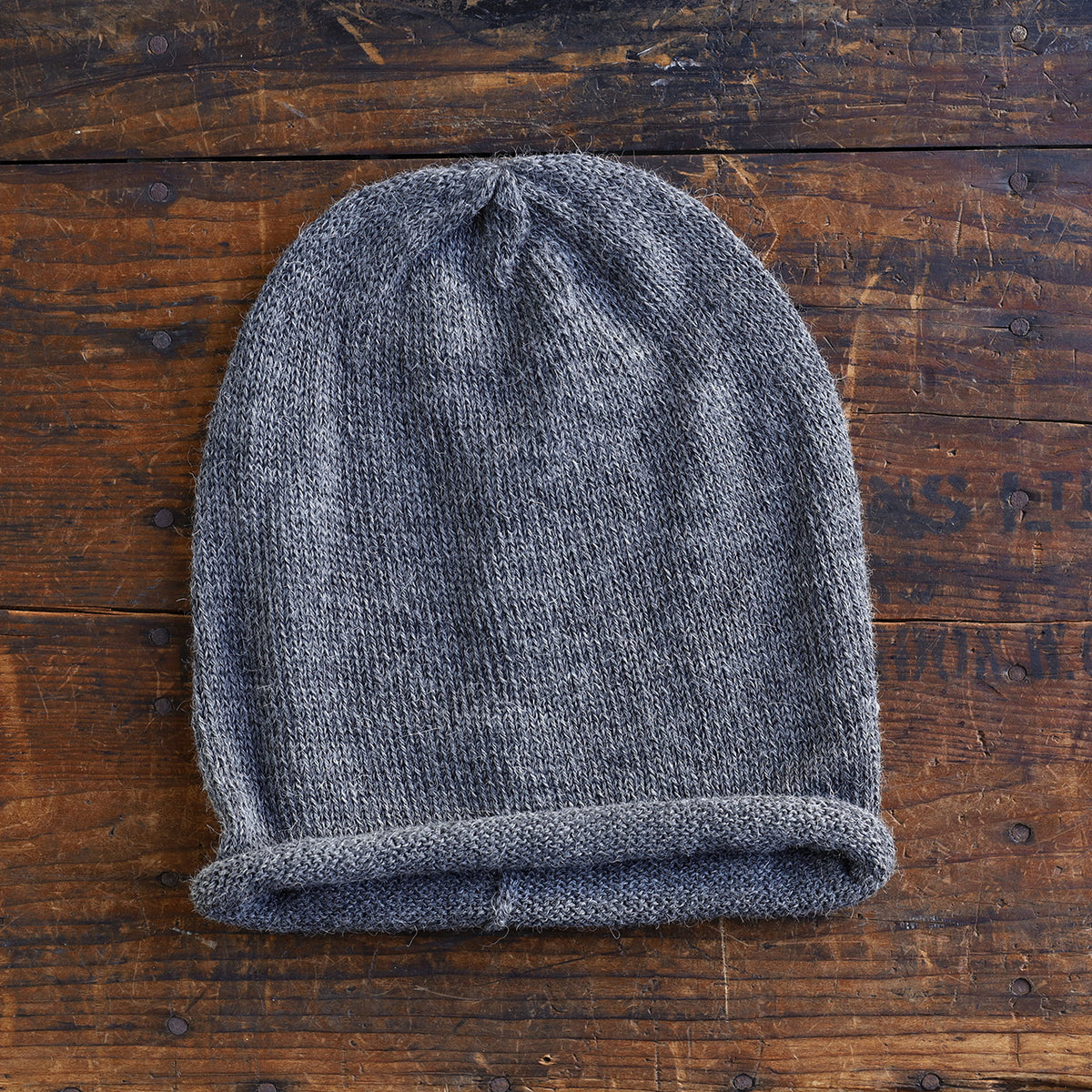 Jersey Beanie - 100% Baby Alpaca - Solid Colours (Adults)