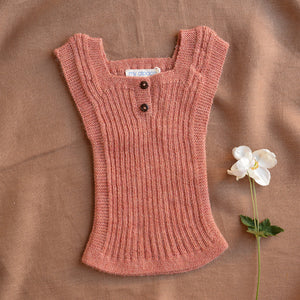 Rico Vest in Baby Alpaca (0-6y)