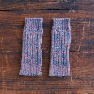 Fingerless Mits - 100% Baby Alpaca - Two Tone Melange (Youth-Adult)
