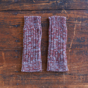 Fingerless Mits - 100% Baby Alpaca - Two Tone Melange (Youth-Adult)