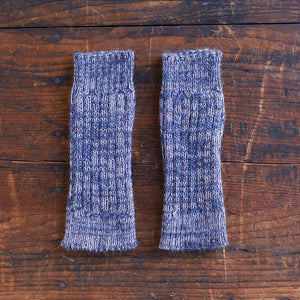 Fingerless Mits - 100% Baby Alpaca - Two Tone Melange (Youth-Adult)