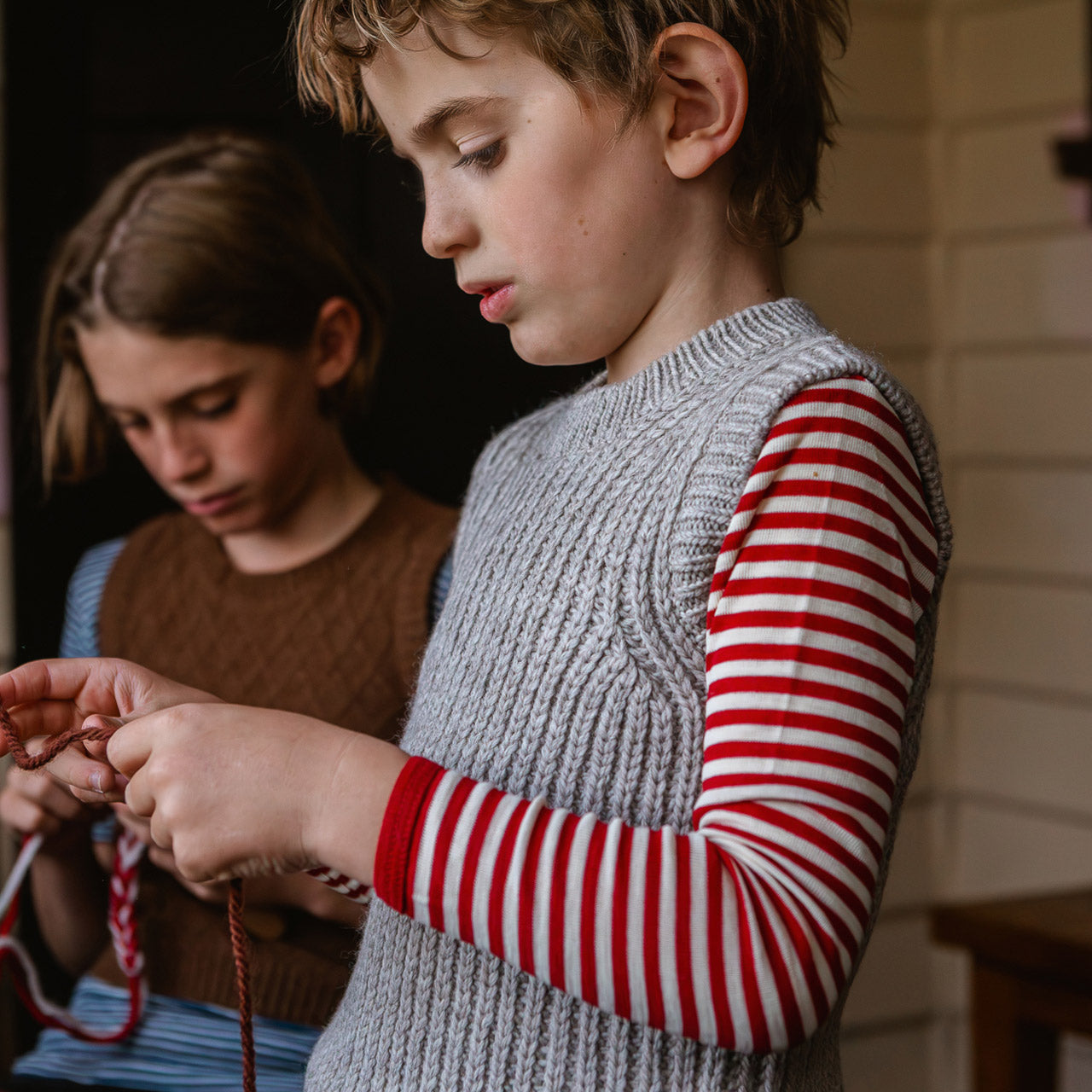 Mathias Vest - 100% Chunky Highland Wool (4-7y) *Returning Soon