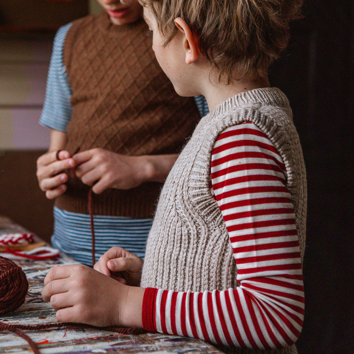 Chunky Mathias Vest - 100% Highland Wool (4-7y)