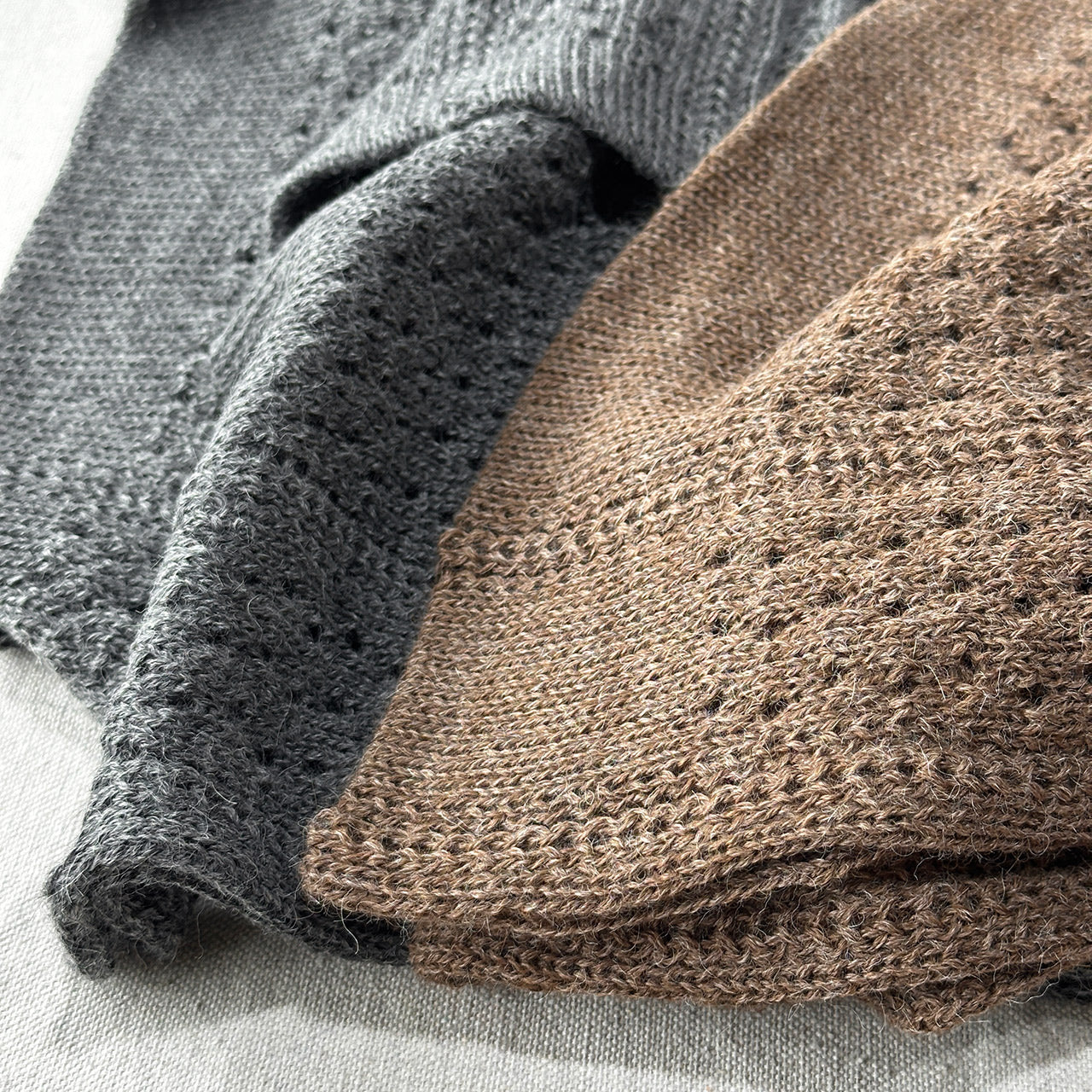 No End Drop Stitch Scarf - 100% Baby Alpaca (Adults)