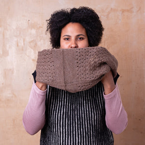 No End Drop Stitch Scarf - 100% Baby Alpaca (Adults)