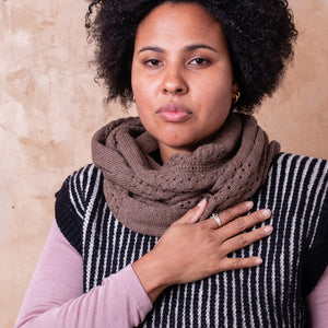No End Drop Stitch Scarf - 100% Baby Alpaca (Adults)