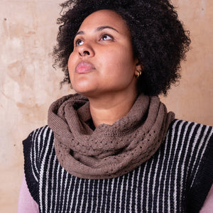 No End Drop Stitch Scarf - 100% Baby Alpaca (Adults)