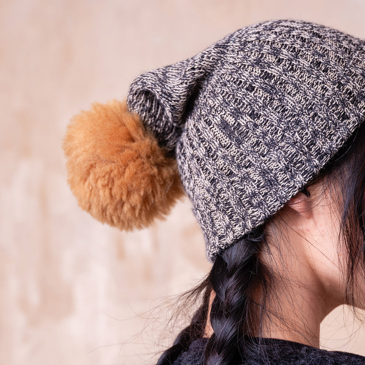 Pom-Pom Beanie - Baby Alpaca (Child-Adult)