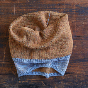 Reversible Double Knit Loop Scarf in Baby Alpaca (Adults)